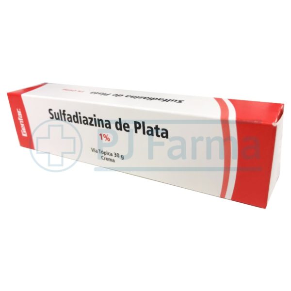 TUBO 30 G Sulfadiazina De Plata 1 Crema Genfar Requiere Receta Medica