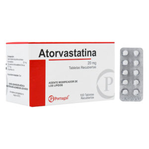 Atorvastatina 20mg Tableta recubierta - Blister X 10 Unit