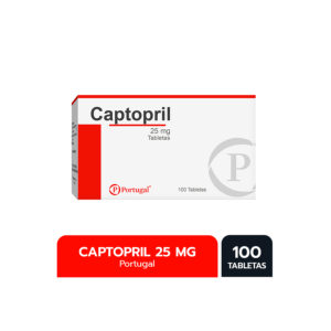 Captopril 25mg Tableta - Blister X 10 Unit