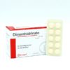 Dimenhidrinato 50mg Tableta  Requiere receta médica  X Blister