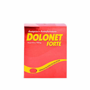 Dolonet Forte 400mg Cápsula Blanda De Gelatina X Unidad  Requiere receta médica