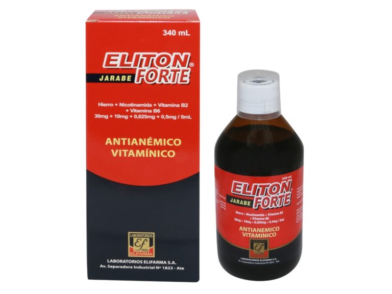 FRASCO 340 ML Eliton Forte Jarabe Requiere receta médica MULTIFARMA