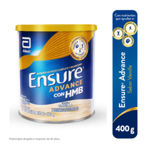 Ensure Advance Sabor Vainilla - Lata 400 G