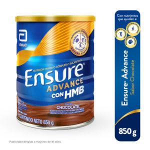 Ensure Advance Sabor Chocolate - Lata 850 g