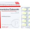 Eritromicina 500 Mg Tableta recubierta Requiere receta médica X Blister