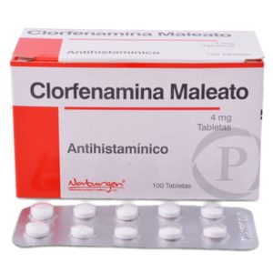 Clorfenamina 4mg Tableta - Blister X 10 Unit