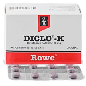 DICLO-K 50 mg - Tabletas Recubiertas - X Unidad