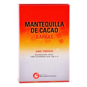 Mantequilla De Cacao Barra  X Unidad