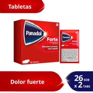 Panadol Forte Sobre x 2 tabletas