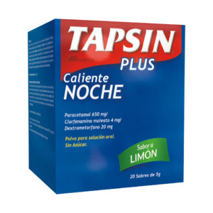 Tapsin Plus Caliente Noche Polvo para solución oral  Sobre X Unidad